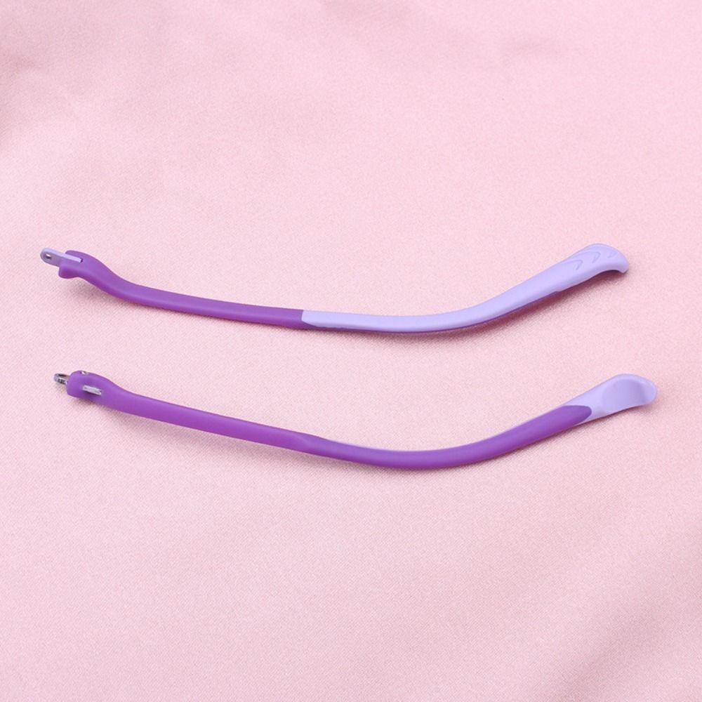 Nanas Kacamata Lengan Bicolor Gigi Tunggal Anti-Slip Aksesoris Kacamata