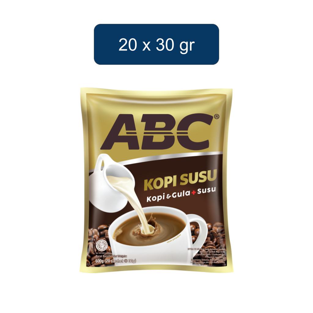 Minuman Kopi 3 in 1 ABC Kopi Susu 20 x 30 gr Renceng