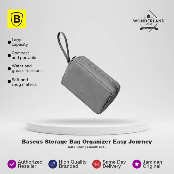Baseus Storage Bag Easy Journey Pouch Travel Organizer Bag Gadget