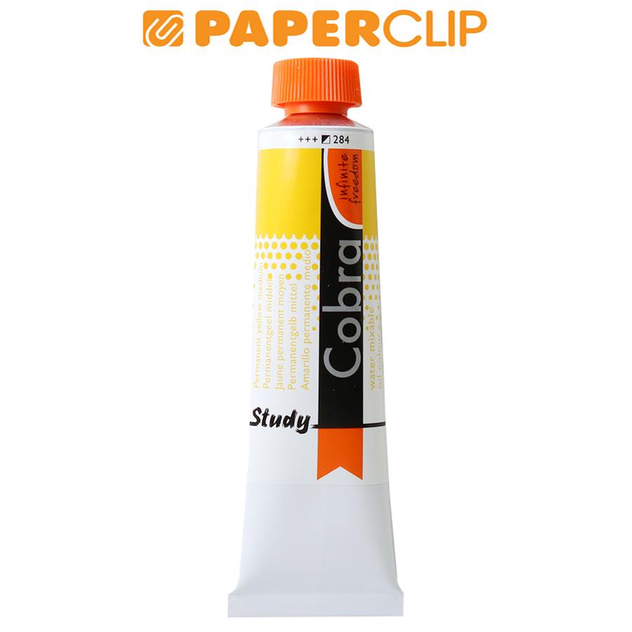 

CAT MINYAK / OIL COLOR COBRA STUDY 40ML 25052840 PERMANENT YELLOW MEDIUM