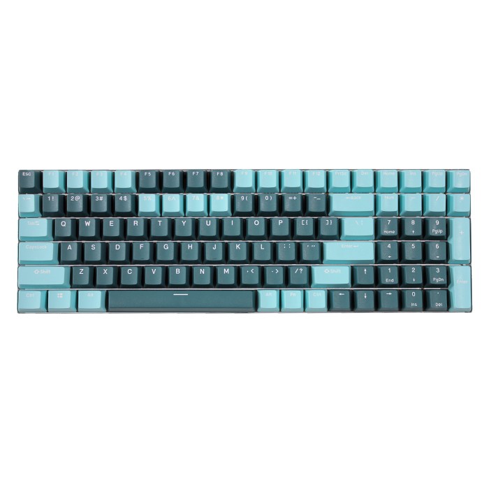 ALCHA KEYCAPS FOREST GREEN PBT DOUBLE SHOT MECHANICAL KEYBOARD