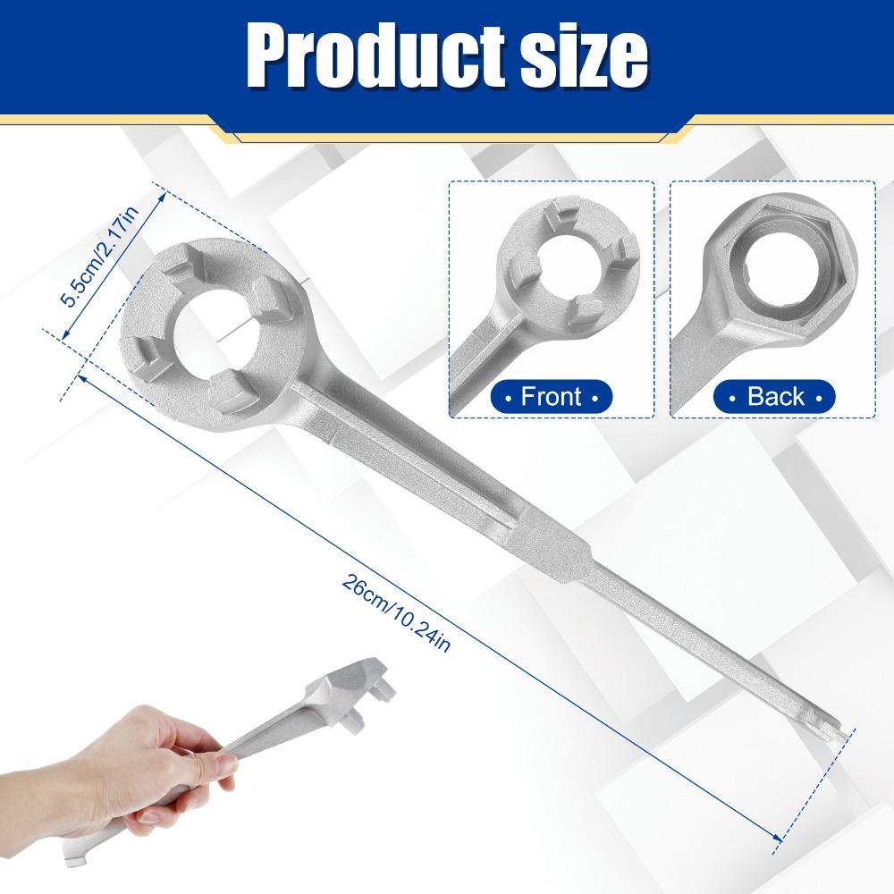 [Elegan] Bung Wrench Portable Hand Tool Barrel Lid Wrench Galon Non Sparking Bung Wrench Barrel Opening Wrench