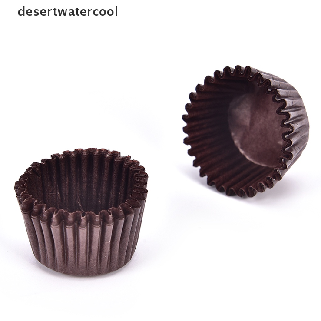 Deid 500PCS Kertas Chocalate Mini Liners Baking Cupcake Cases Muffin Cake Warna Solid Martijn