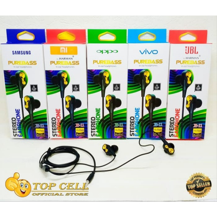 oem Heandphone Earphone Gaming JB-11 PURE BASS - BISA COD