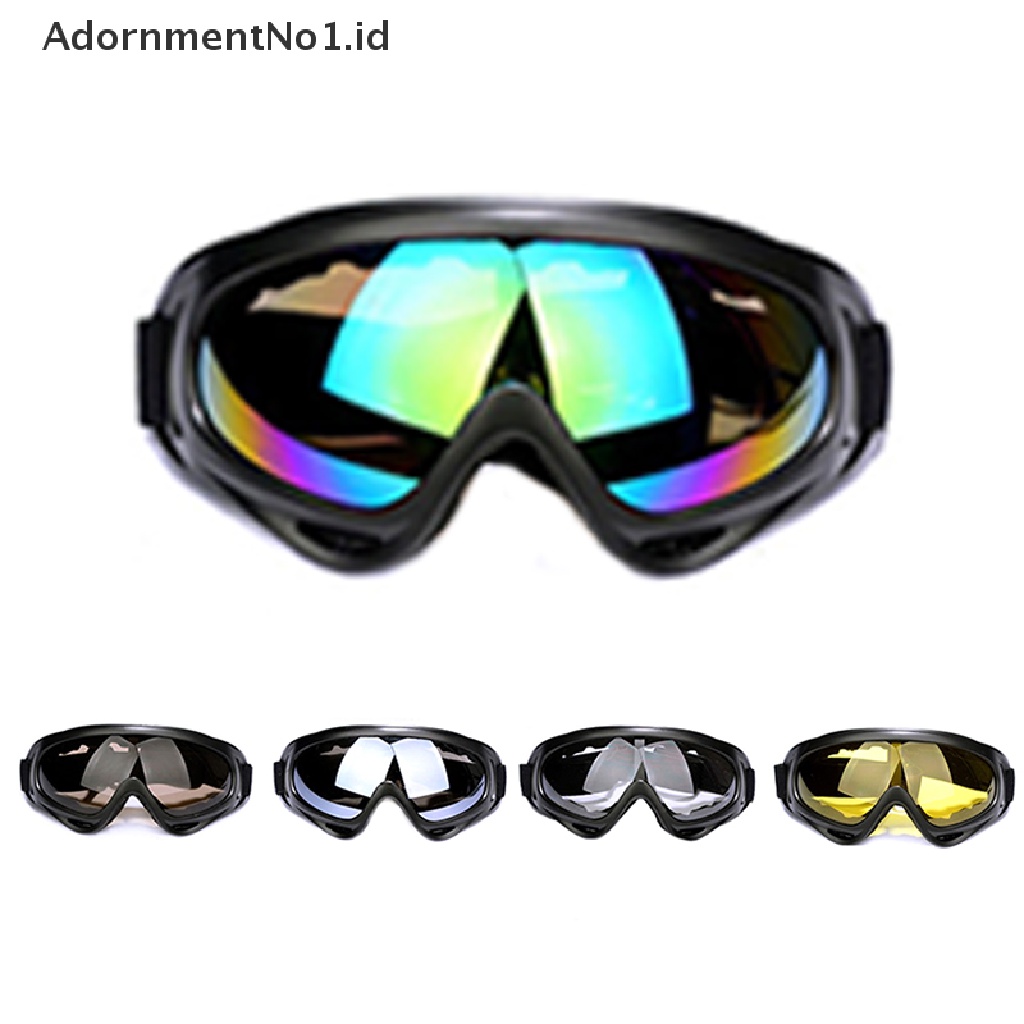 [AdornmentNo1] Kacamata Motocross Helm Goggles Ski Sport Gafas Untuk Motor Motor Motor Trail ATV [ID]