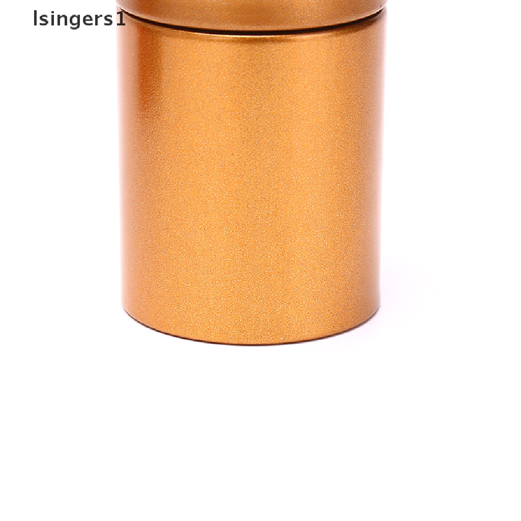 [lsingers1] Portabel Travel Teh Kedap Udara Wadah Bukti Kecil Stash Jar Metal Aluminium Kaleng Butik