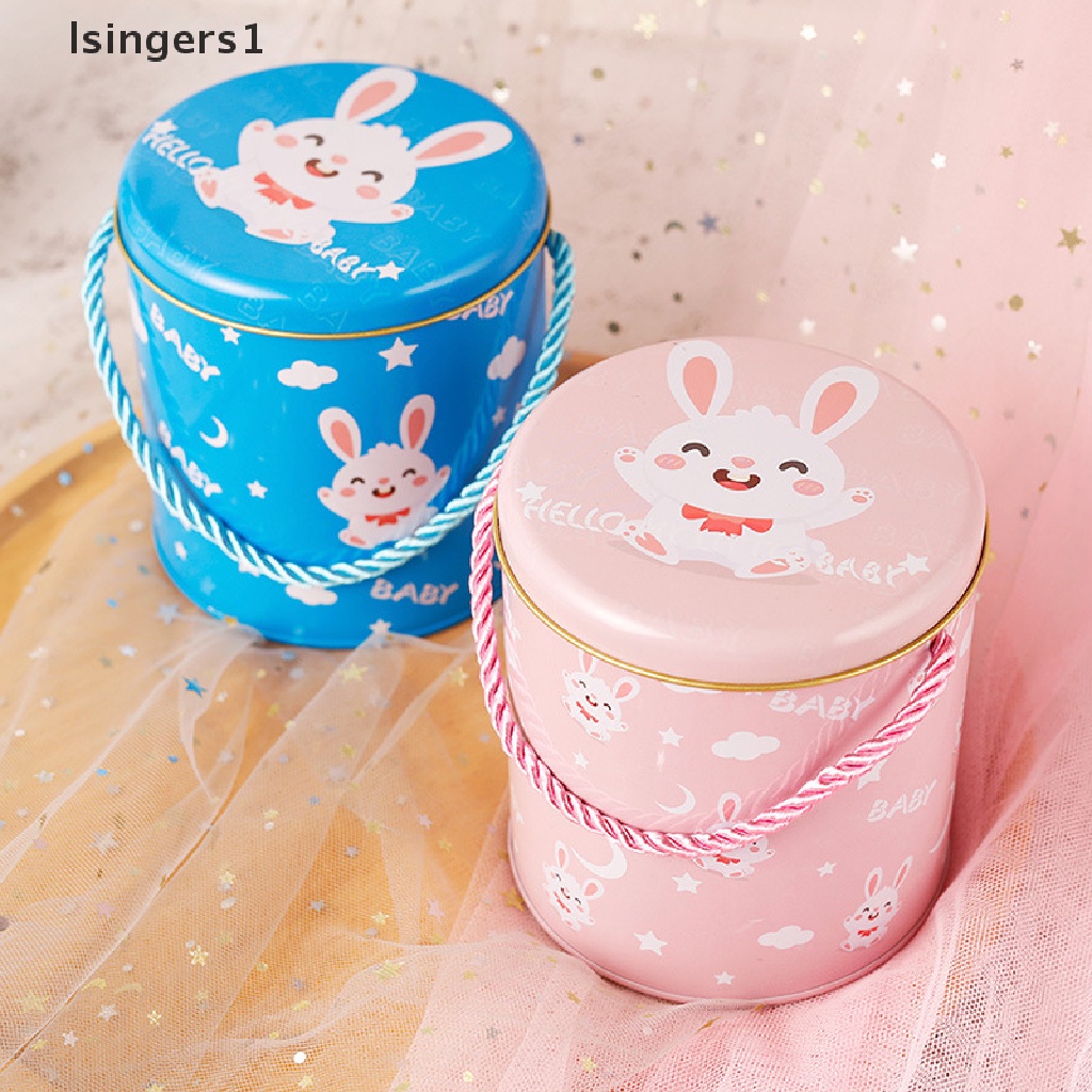 [lsingers1] Metal Tin Retro Tinplate Kaleng Toples Teh Permen Perhiasan Kotak Penyimpanan Wadah Butik