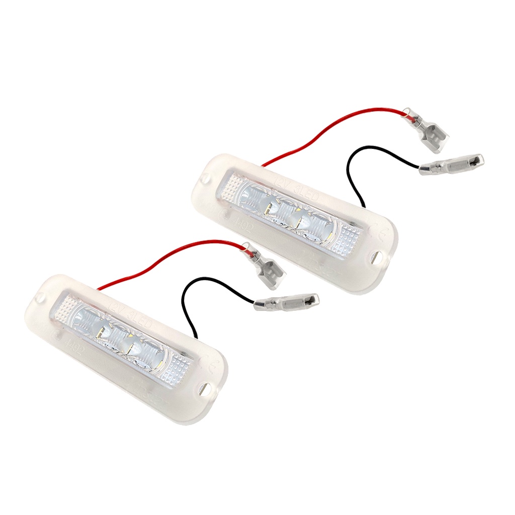 2pcs Lampu Plat Nomor Plat LED Putih Lampu Untuk Benz G-Class G55 AMG 2003-2011 G500 1999-2008 G550 2009-2012