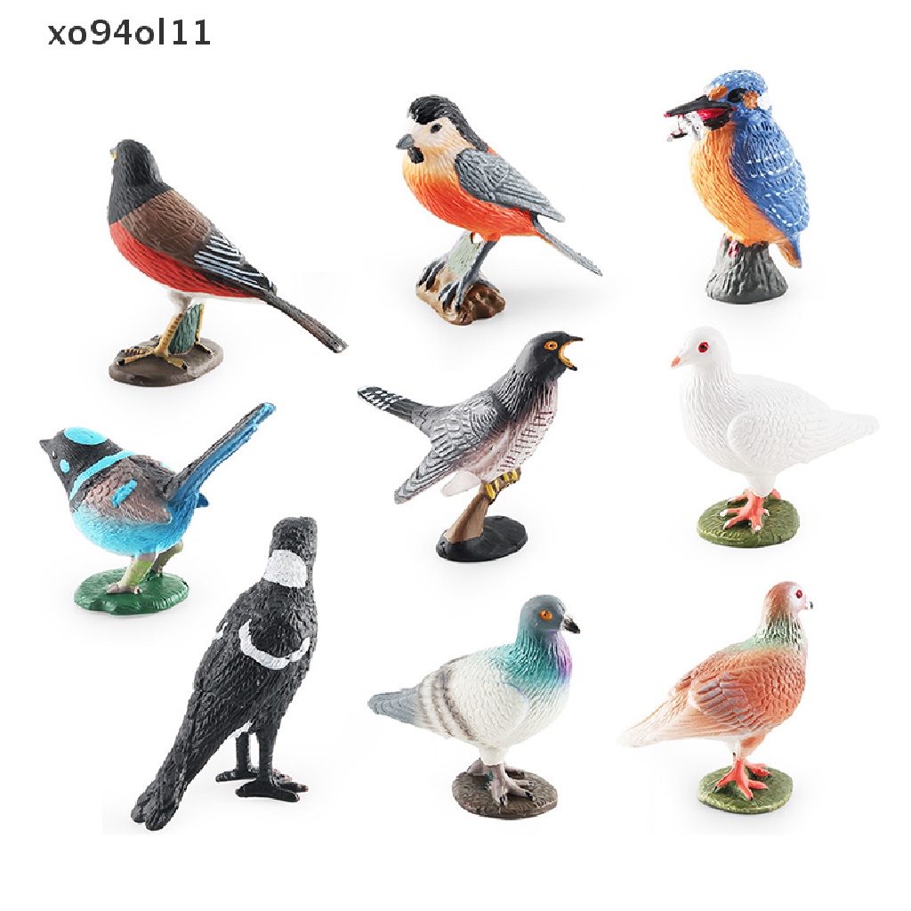 Xo Simulasi Kingfisher Murai Warbler Burung Titmouse Merah-bellied Hewan Ornamen OL