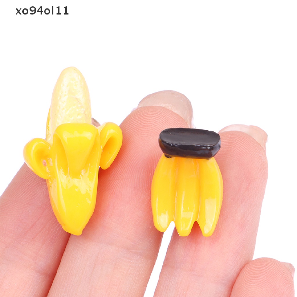 Xo 1:12rumah Boneka Miniatur Buah Pisang Tomat Berpura Main Aksesoris Makanan Mainan OL