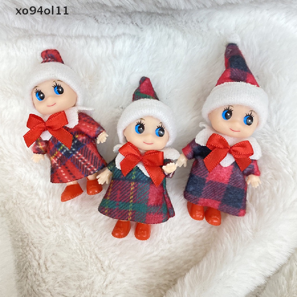 Xo Natal Balita Baby Elf Boneka Aksesoris Rumah Boneka Natal Mainan Bayi OL