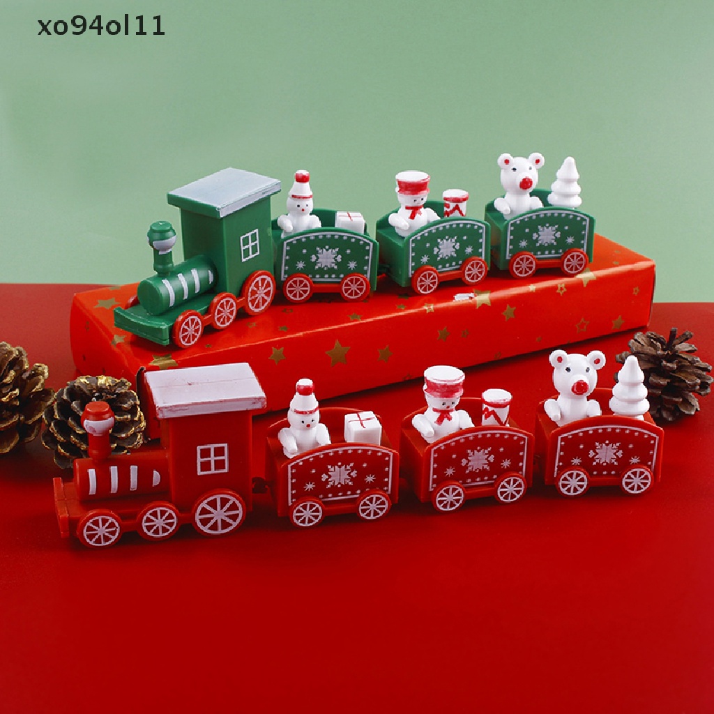 Xo 1Pc Hiasan Kue Kereta Natal Plastik2023Hiasan Natal Xmas Gift OL