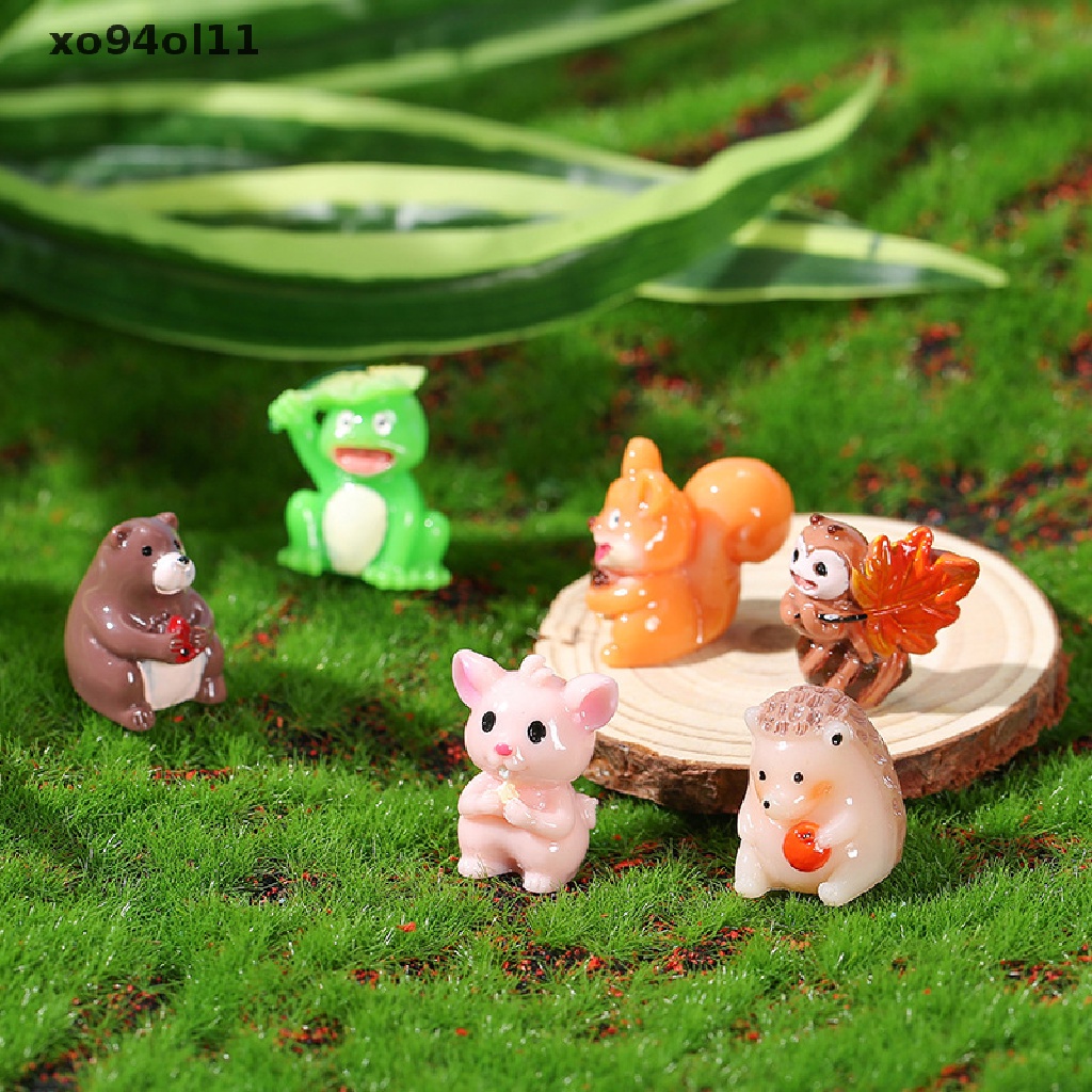 Xo Resin Diy Dekorasi Rumah Patung Rumah Boneka Terrarium Landscape Decor OL