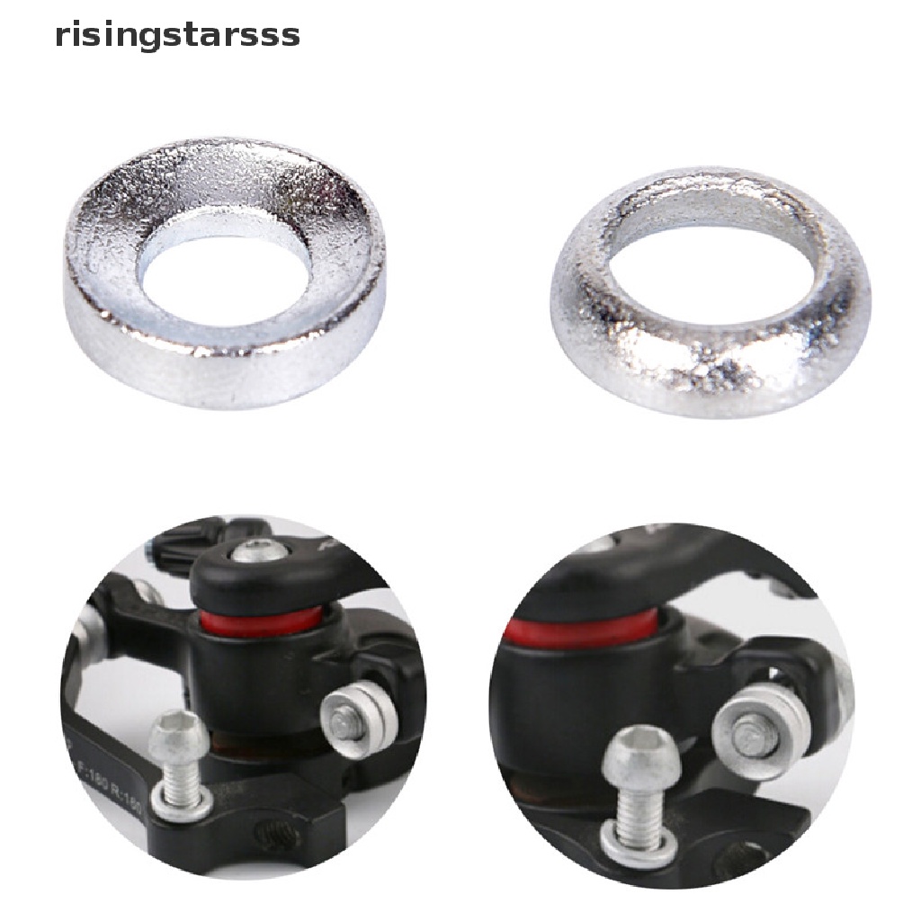 Rsid Span-new 2Pcs /set Kaliper Rem Sepeda Spacer Joint Washer Aluminium Sepeda Aksesori Jelly