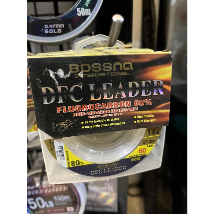 LEADER BOSSNA INTERNATIONAL DFC 80% FLUOROCARBON / SENAR PANCING