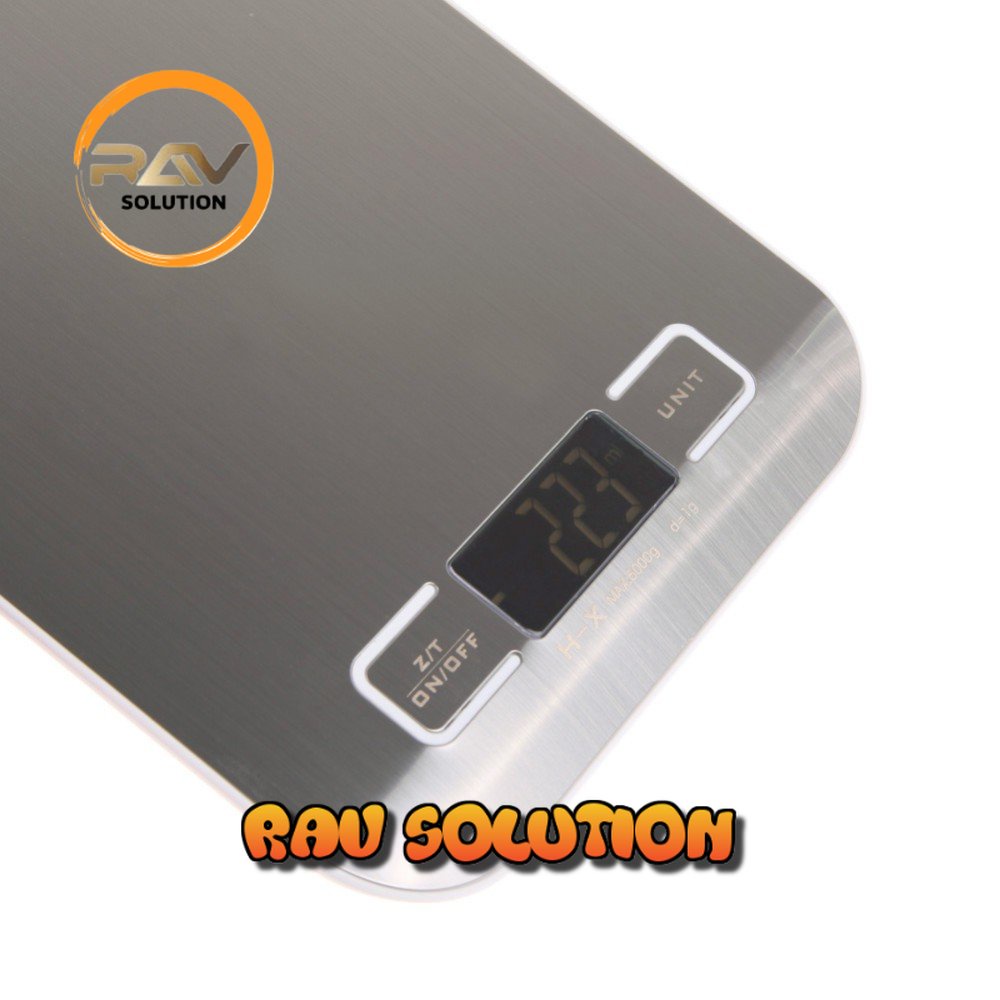 Taffware Timbangan Dapur 5kg 1g - SET A RAV SOLUTION