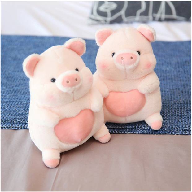 Heart Pig Plush Toy Kids Cushion Bantal Gadis Hadiah Boneka Boneka Dekorasi Rumah