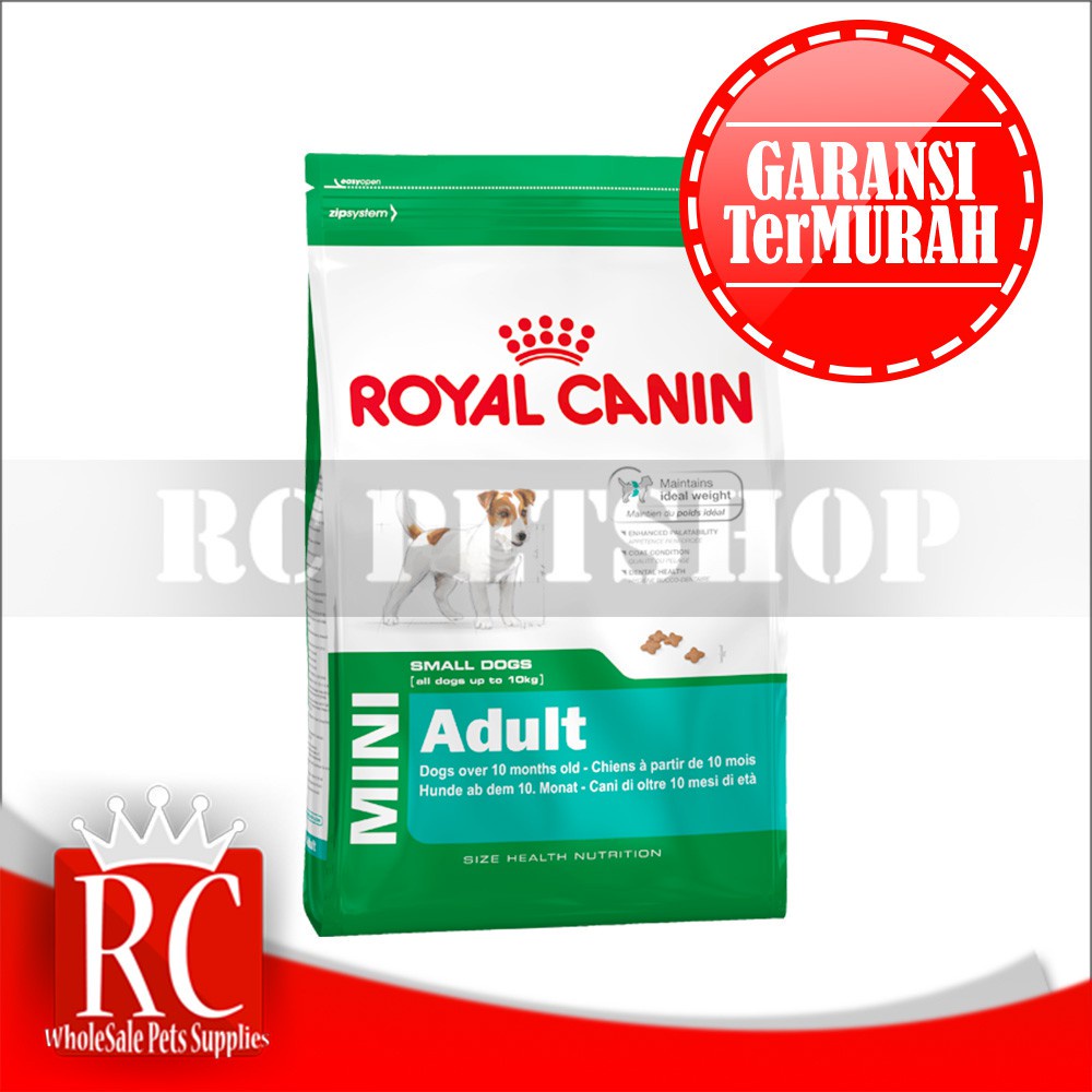Makanan Anjing Royal Canin Mini Adult 4 Kg