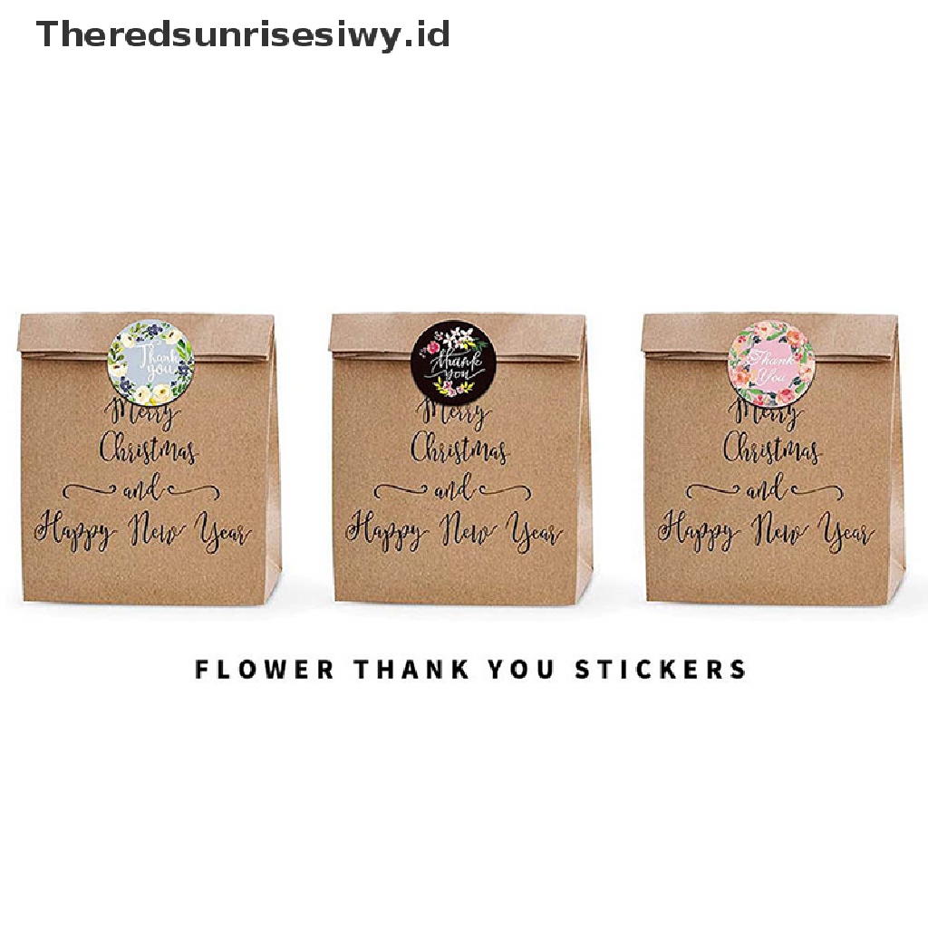 # Kado Mom &amp; PAPA DIY # 500pcs Stiker Thank You Label Segel Untuk Stiker Scrapbooking Pesta Pernikahan~