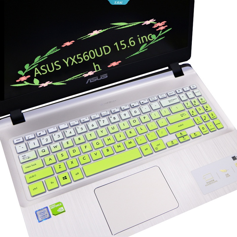 Komputer ASUS YX560UD 15.6 Inch Keyboard Cover Penutup Pelindung Silikon Anti Air [ZK]