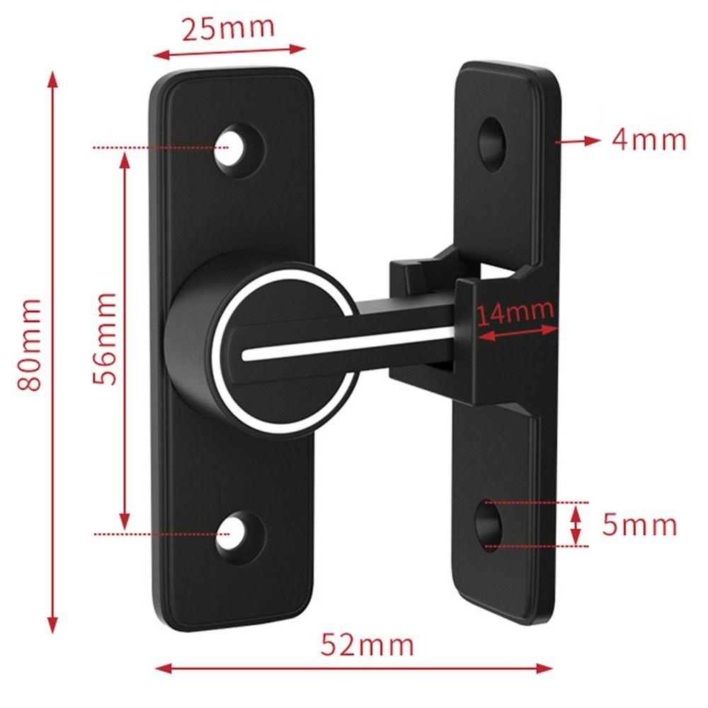 Baut Pintu Interior Nanas 90derajat oggle Grendel Sliding Heavy-duty Lock