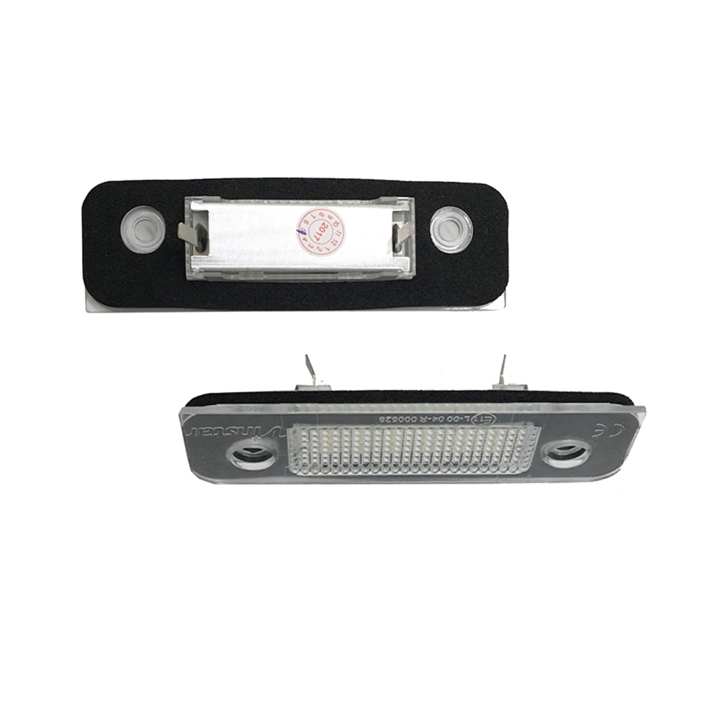 2pcs Lampu Plat Nomor Plat LED Putih Kecerahan Tinggi Untuk Ford Fiesta Fusion Mondeo Untuk Fiat124