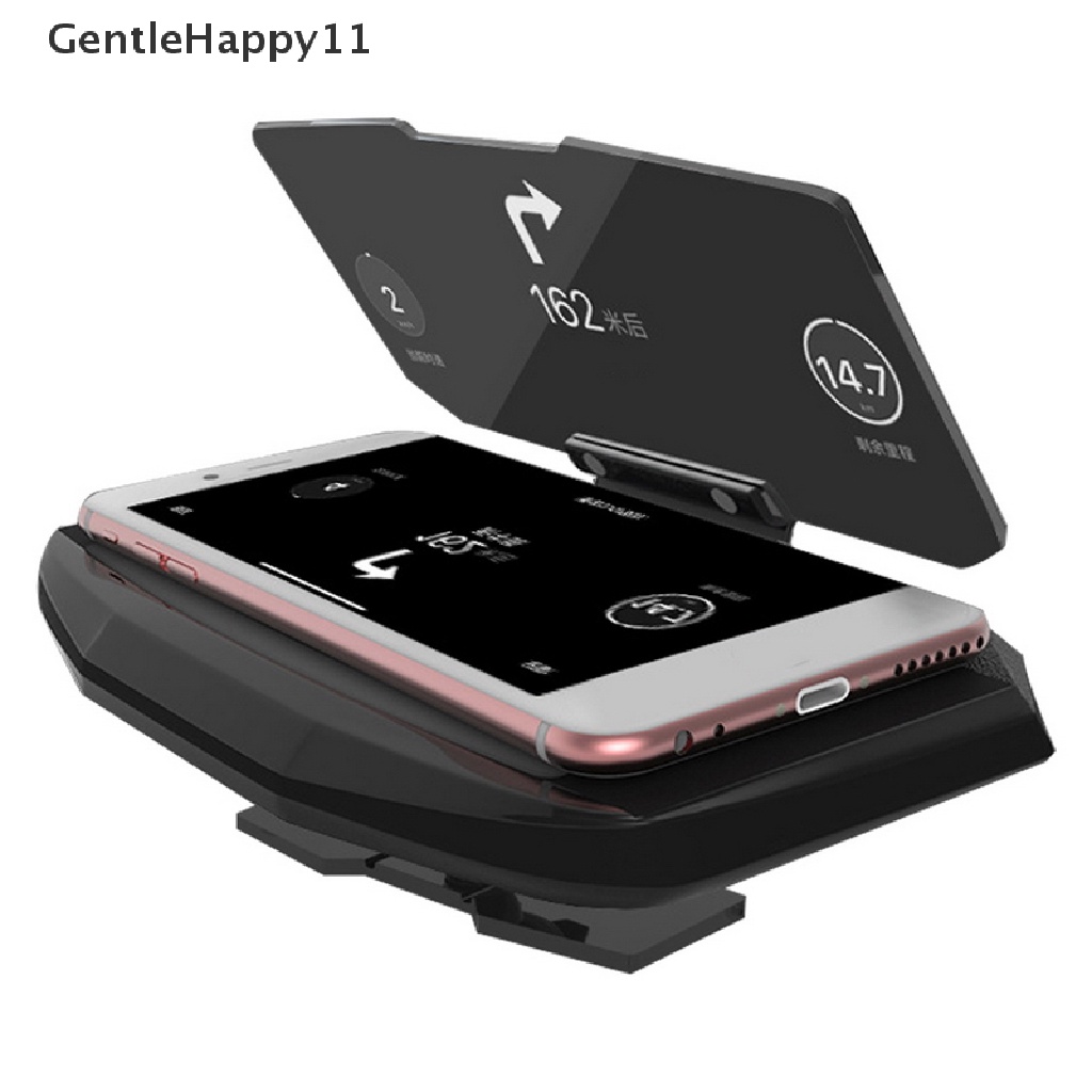 Gentlehappy Car HUD Head Up Navigasi Display Phone Holder Mount GPS Proyektor id
