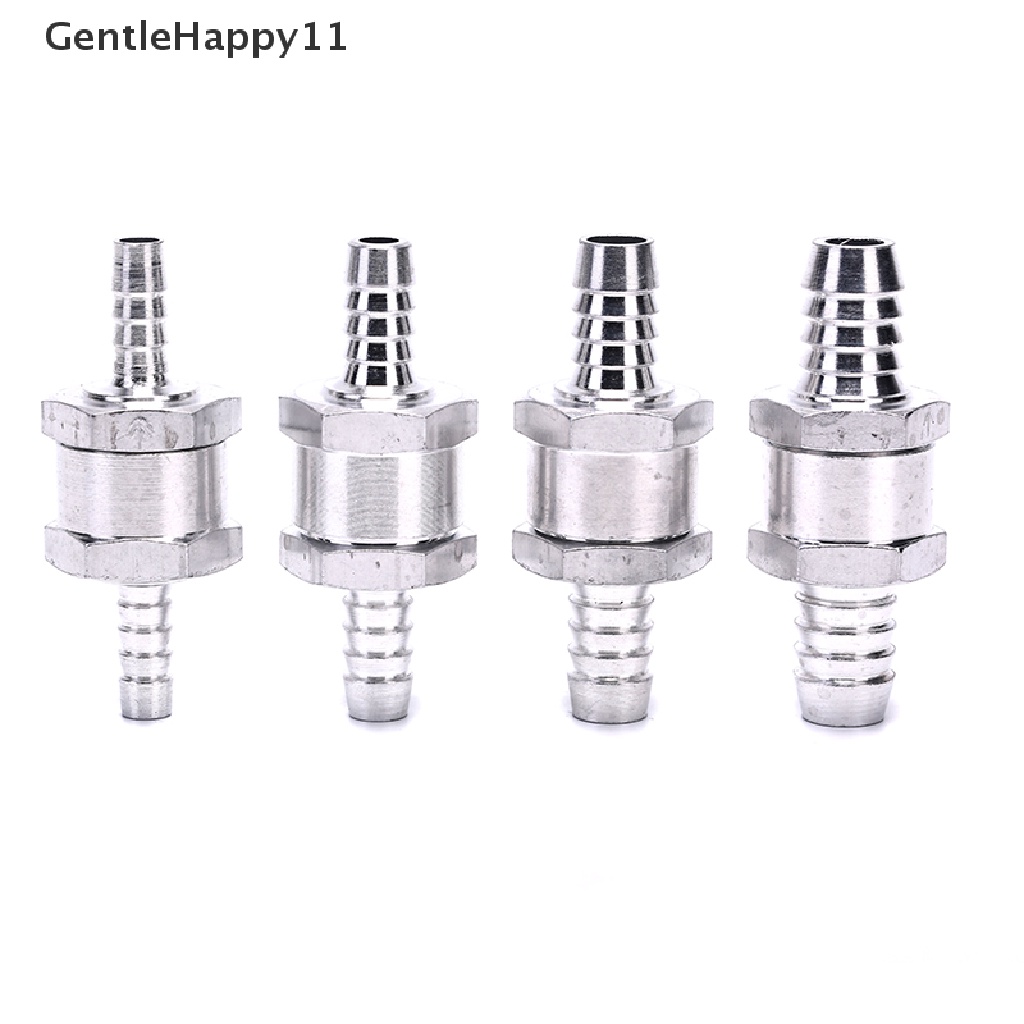 Gentlehappy One Way6 /8 /10 /12mm 4ukuran Bahan Aluminium Alloy Fuel Non Return Check Valve  Id