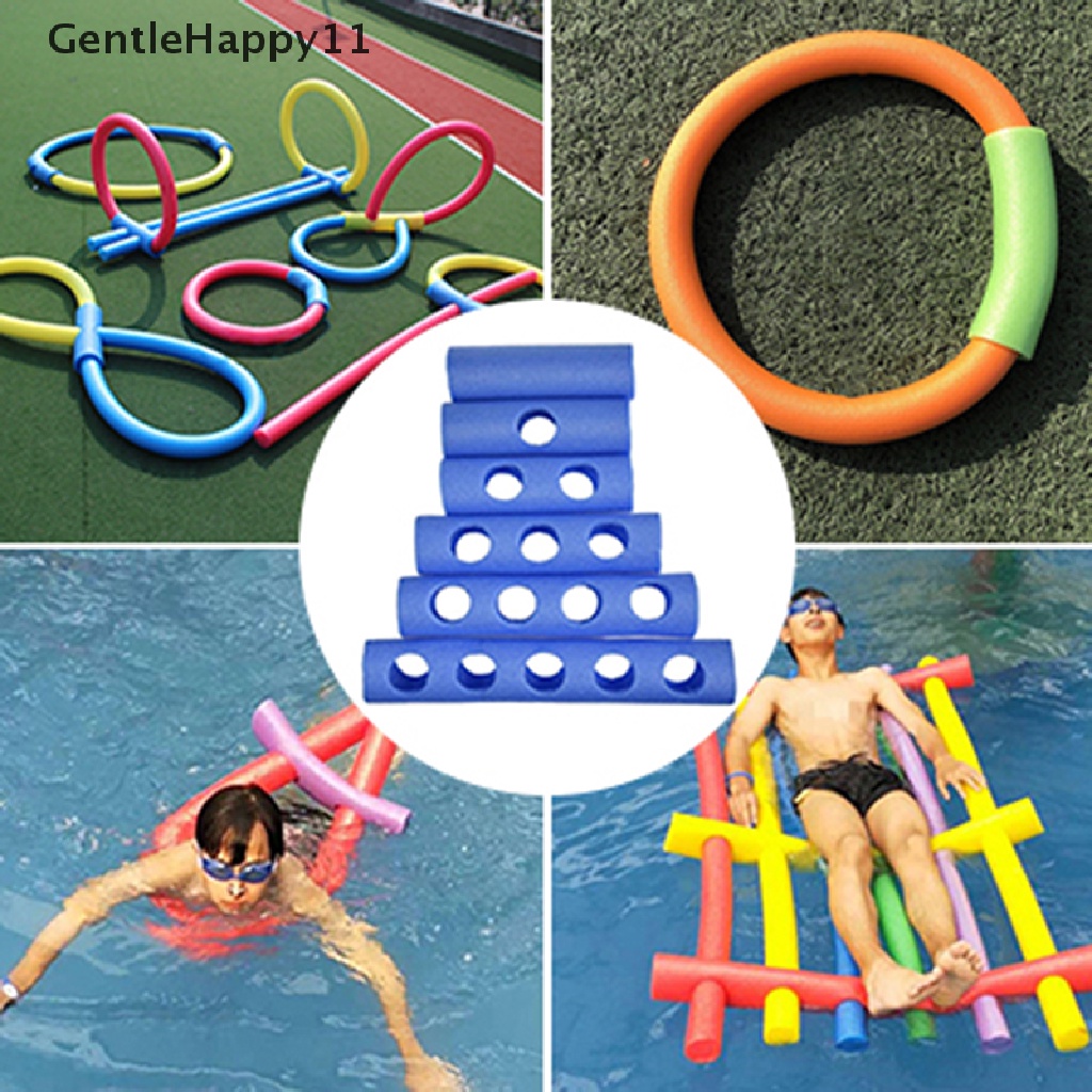 Gentlehappy Pelampung Air Kolam Renang Hollow Fleksibel Busa Mie Konektor Float Stick id