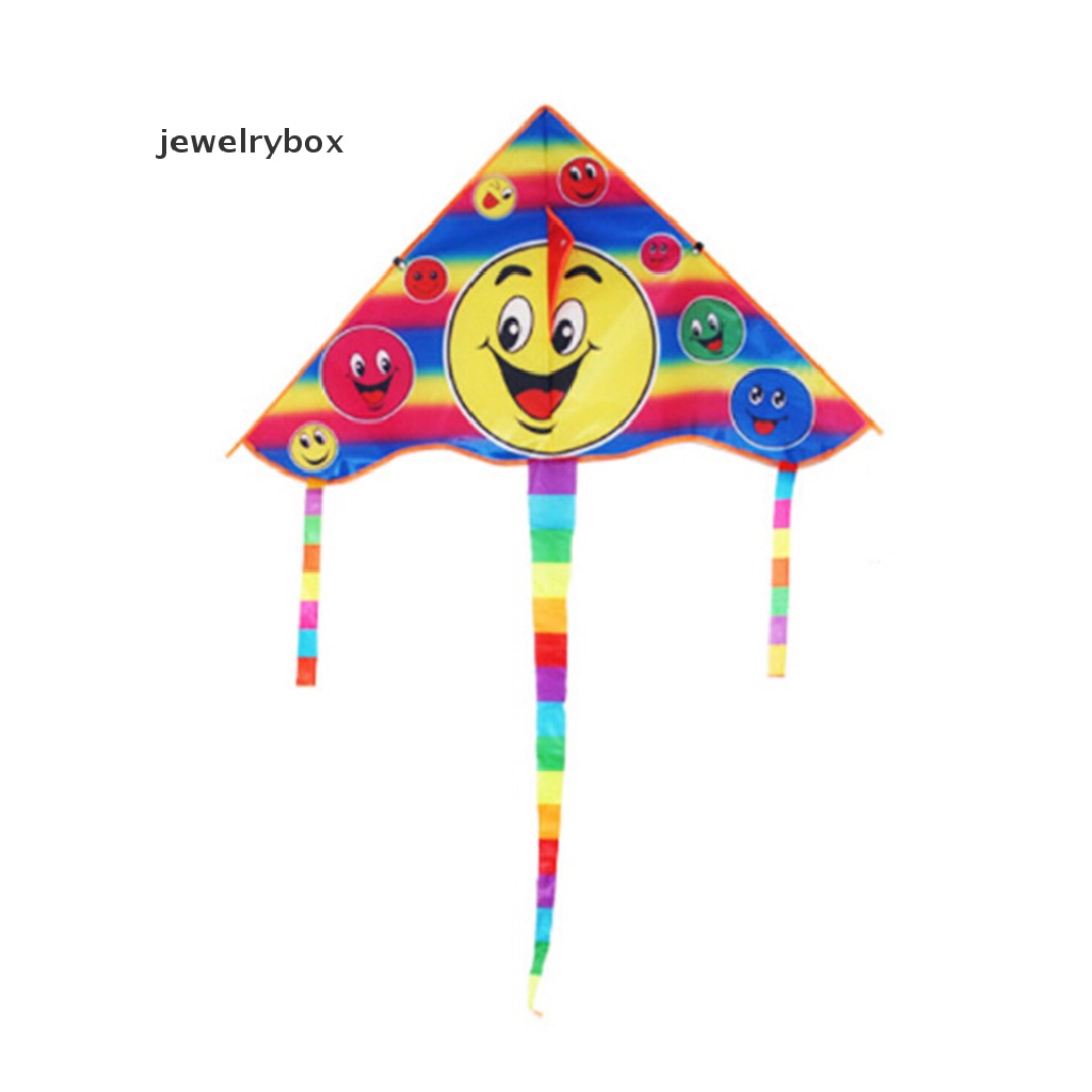 [jewelrybox] Besar 80 cm Wajah Senyum Garis Tunggal Novel Ekspresi Layangan Mainan Hadiah Anak Butik