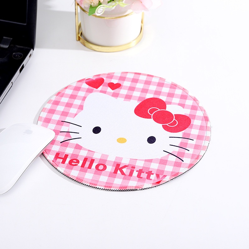 Plaid Animal Mouse Pad Hello Kitty Alas Mouse Pompompurip Alas Mouse My Melody Mouse Pad Cinnamoroll Alas Mouse LittleTwinStars Mouse Pad Kuromi Mouse Pad BAD BAD BADTZ-MARU Mouse Pad