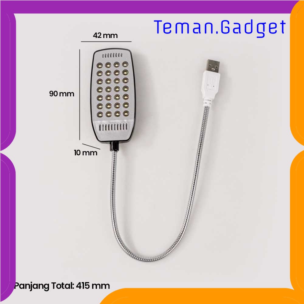 TG - LMP TaffLED Goodland Lampu Baca Mini LED USB Cool White 1.5W with Switch - LZY-028