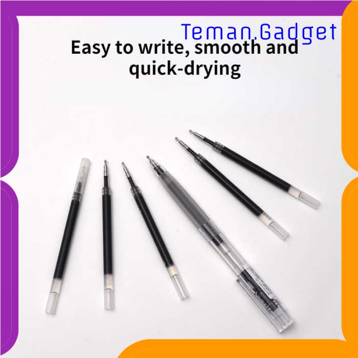 TG - ATK KACO Isi Refill Pena Pulpen Gel 0.5mm Tinta Hitam 5PCS for KACO Turbo - K1618