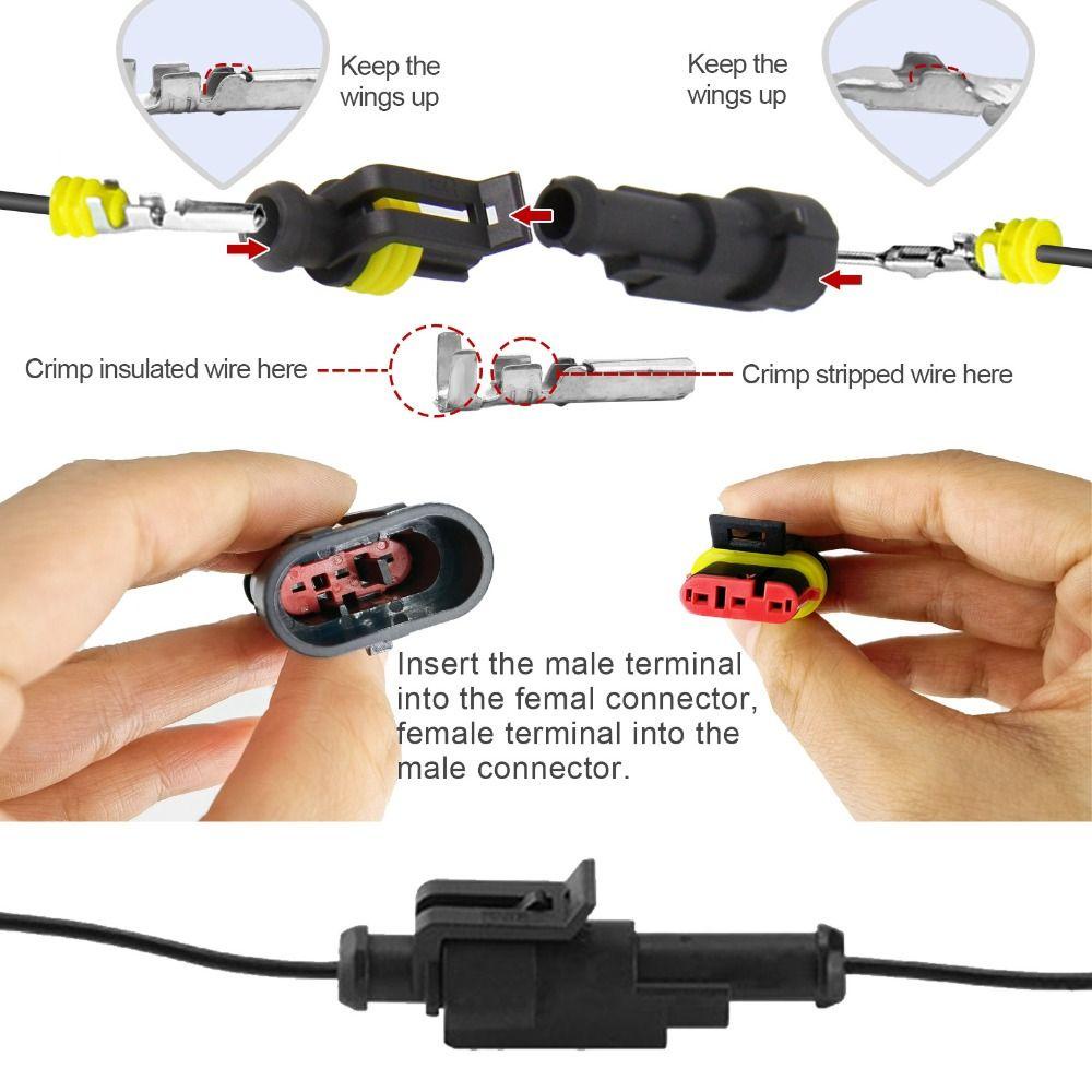 POPULAR Colokan Konektor Kawat Listrik Kabel Elektronik Kendaraan Onderdil Soket Cahaya Ambient Konektor Otomotif