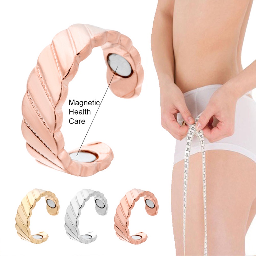 Resizable Magnetic Therapy Rings Healthcare Penurunan Berat Badan Pelangsing Kebugaran Magnetic Ring Therapy Jewelry