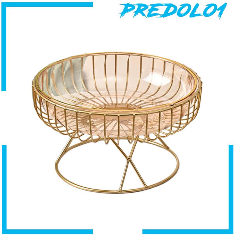 [Predolo1] Keranjang Buah Kawat Bahan Metal Penyimpanan Untuk Meja Dapur Dekorasi Pesta Outdoor