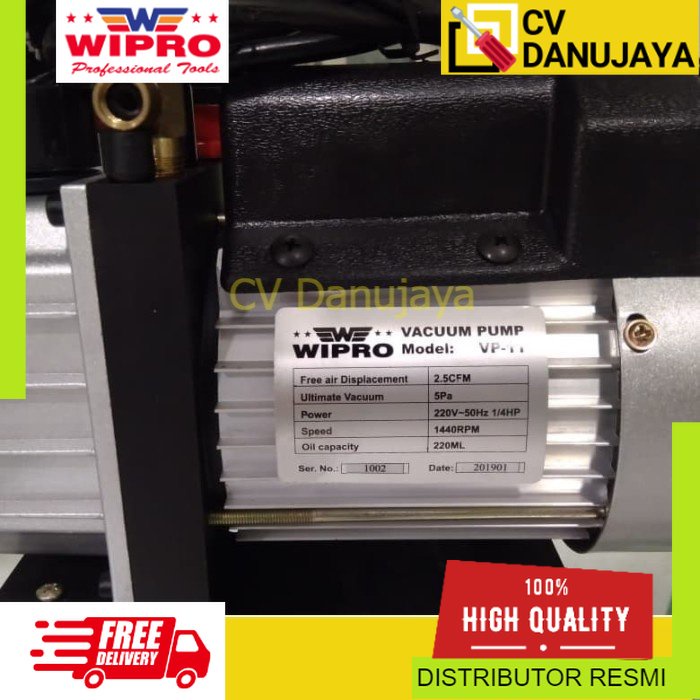 Mesin Pompa Vakum Vacuum Pump VP 11 Wipro 1.4 HP