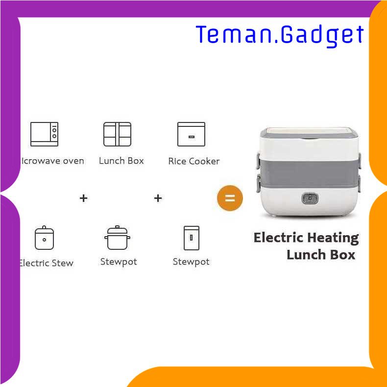 TG - DPR ANYTRP Kotak Makan Pemanas Elektrik Bento Box 1 Layer - DFH-C01