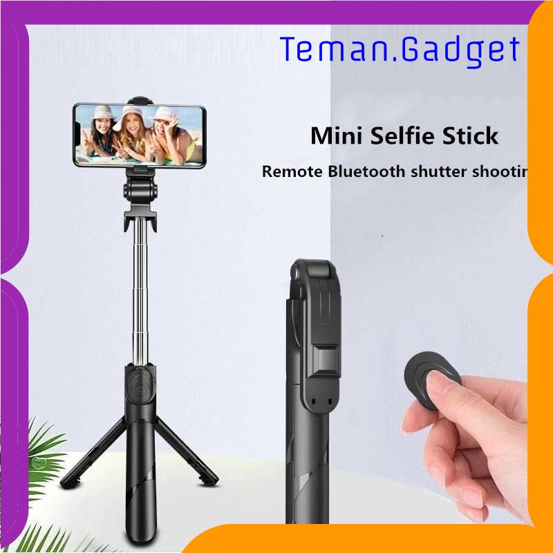 TG - KMP COOL DIER Selfie Stick Tongsis Tripod dengan Bluetooth Shutter - XT-02