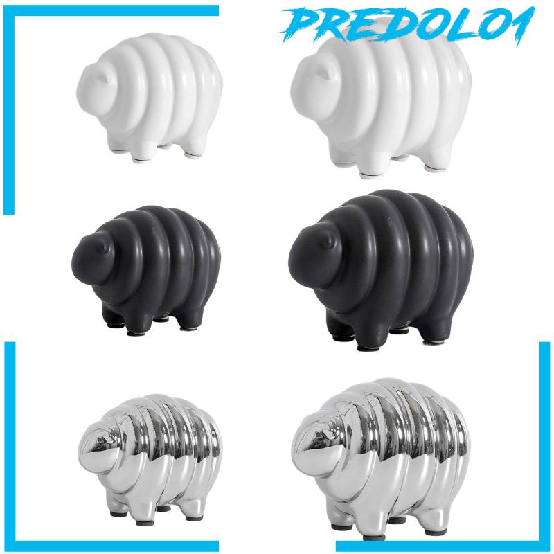 [Predolo1] Patung Domba Keramik Ornamen Modern Kreatif Patung Hewan