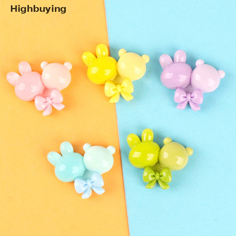 Hbid Luminous Mini Resin Balon Dashboard Mobil Mainan Ornamen DIY Phone Case Hiasan Kepala Dan Aksesoris Rambut Bahan Glory