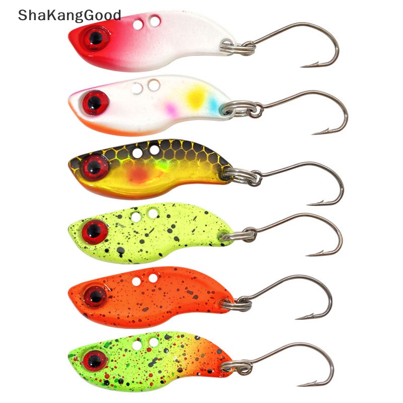 Skid Trout Lures Mini Zinc Alloy Memancing Sendok 2.5g Air Tawar Spinner Umpan Pancing SKK