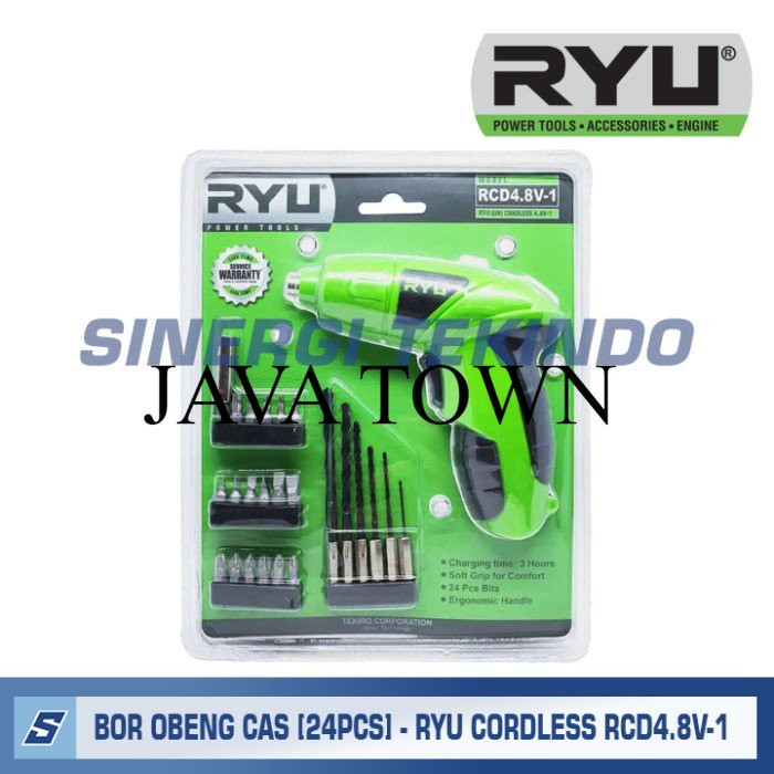Sale Mesin Bor Obeng Cas - RYU RCD4.8V-1 Cordless Screwdriver RCD 4.8V1 SET VBN289