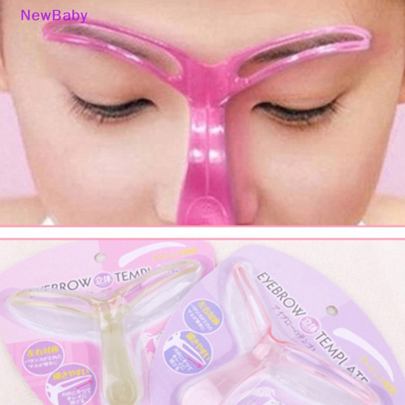 Newbaby Stensil Alis Desain Reusable Thrush Shaping Grooming Model Template Shapers ID