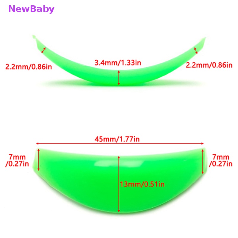 Newbaby 4pasang Reusable Eyelash Lift Perming Silicone Curler Curling Pads Batang Perisai ID