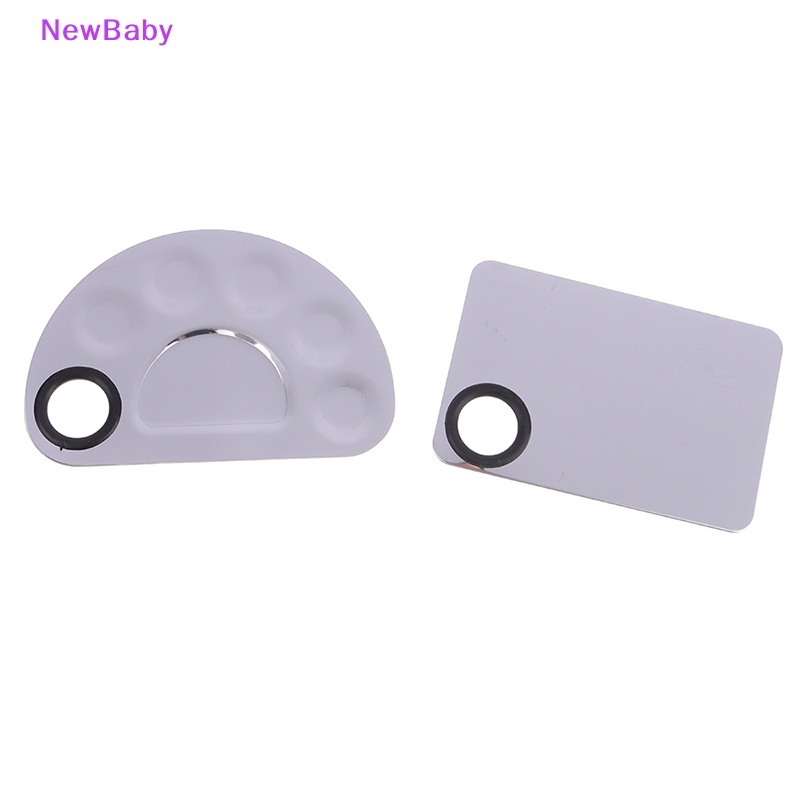 Newbaby Mixer Makeup Nail Art Polish Mixing Plate Foundation Eyeshadow Mixer Palette ID