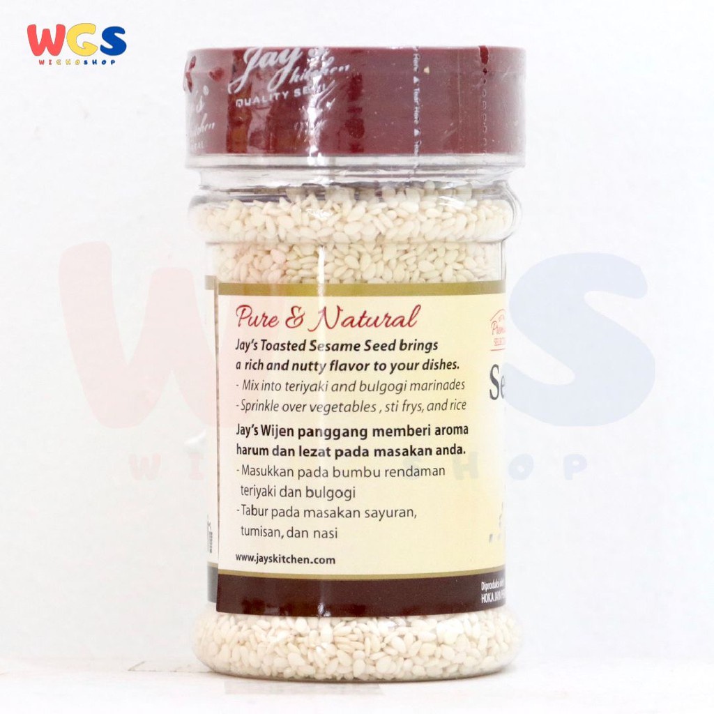 Jay's Kitchen Jays Sesame Seed Toasted 70g - Biji Wijen Panggang Spice