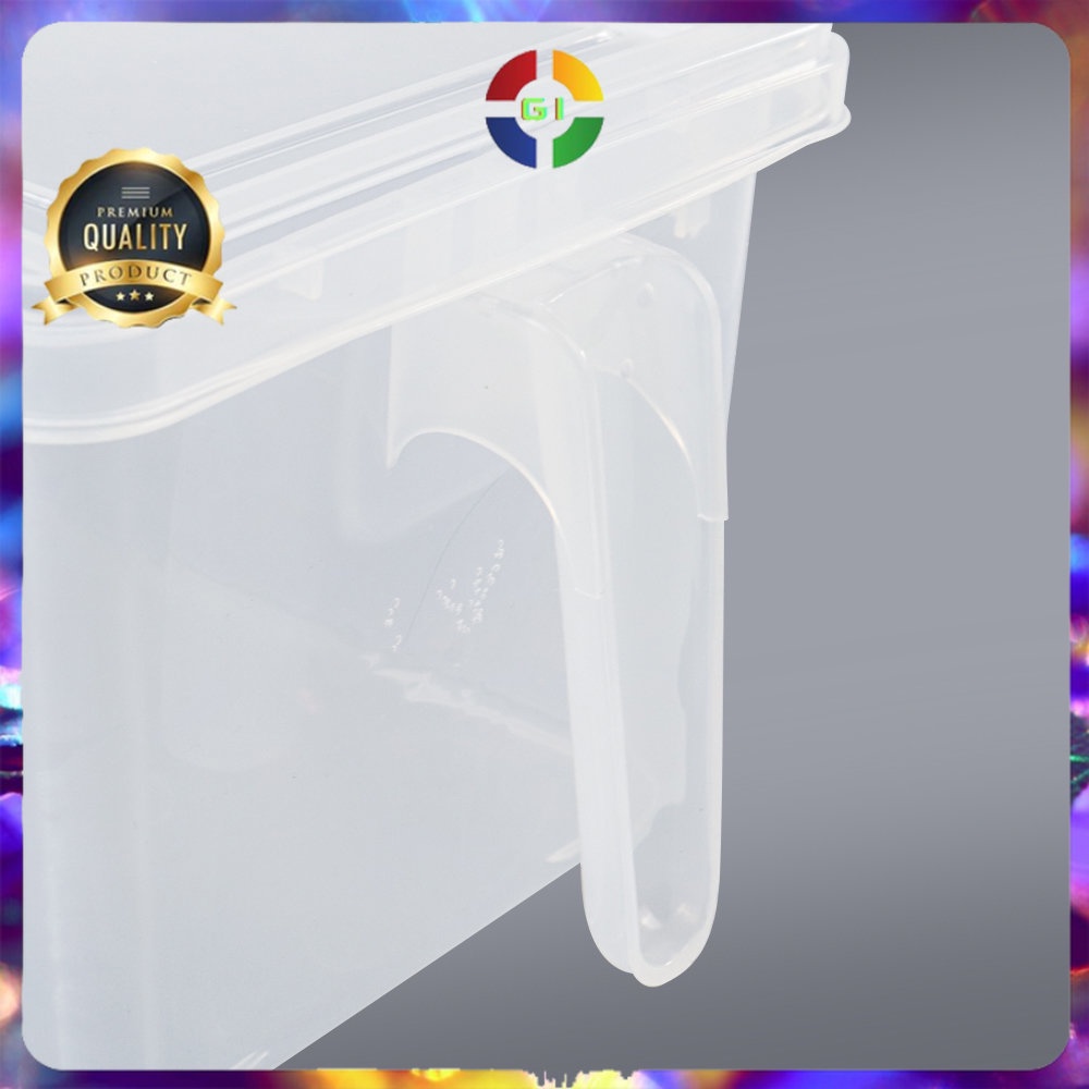 Kotak Plastik Kontainer Wadah Penyimpan Box Makanan Kulkas Kitchen Storage Food Box Transparent