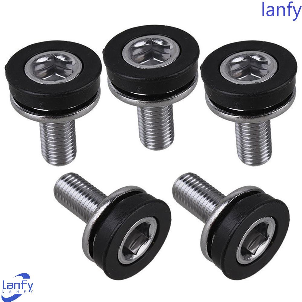 Lanfy Baut Engkol Sepeda As Aksesoris Baja Memperbaiki Baut Mur M8 Bottom Bracket Screw