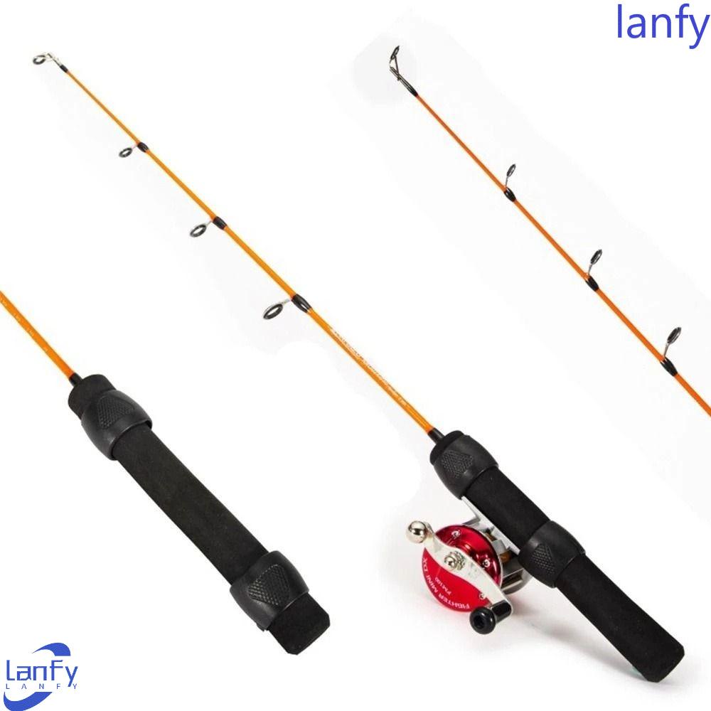 Lanfy Aksesoris Joran Pancing Portable Spinning Rod Fishing Gear 50cm Tiang Pancing